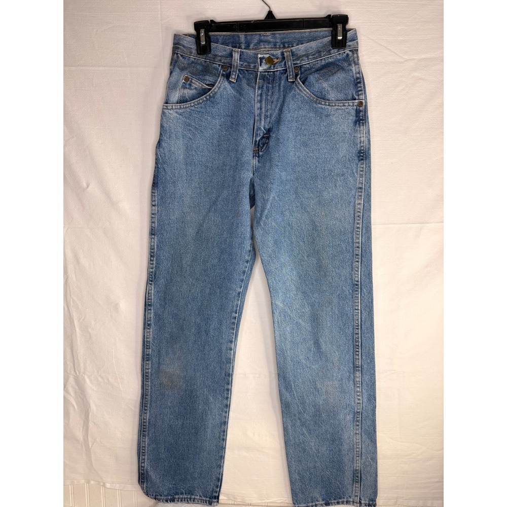 Wrangler Mens Regular Fit Straight Leg Jeans Medium Wash 29x32 96501DS Blue
